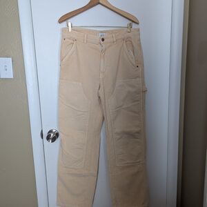 BDG Women's Light Beige Corduroy Carpenter Pants